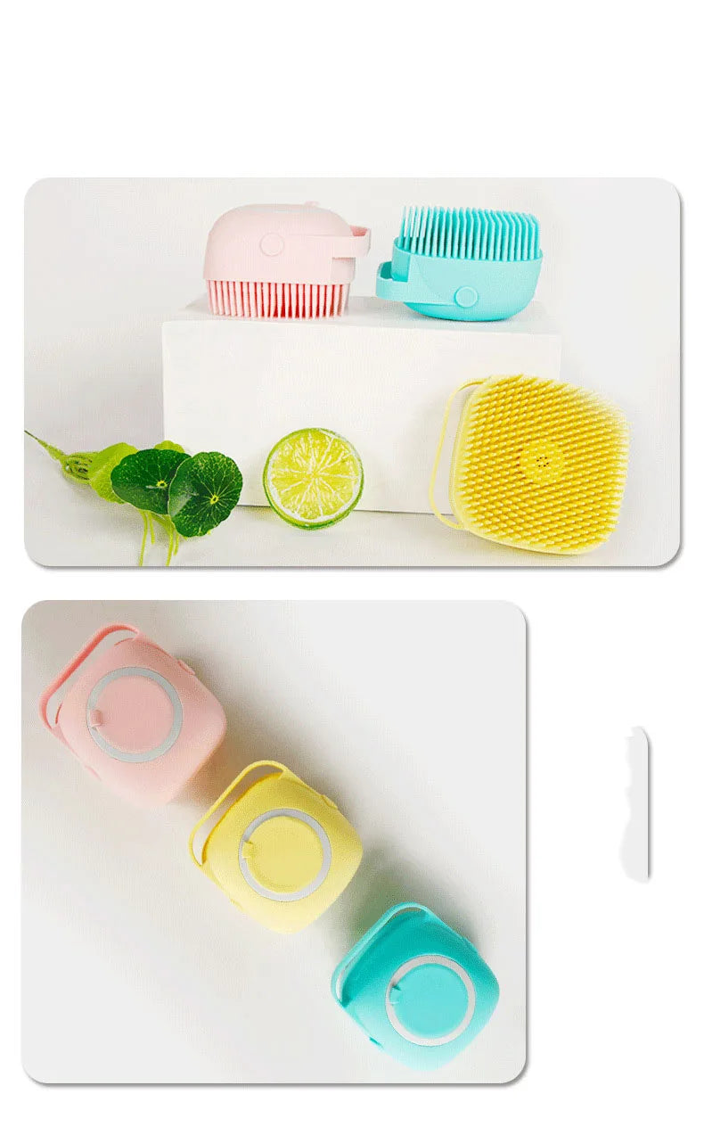 Soft Silicone Pet Bath Brush
