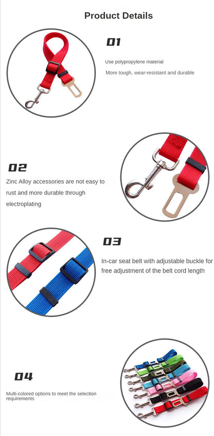 Adjustable Pet Car Seat Belt
